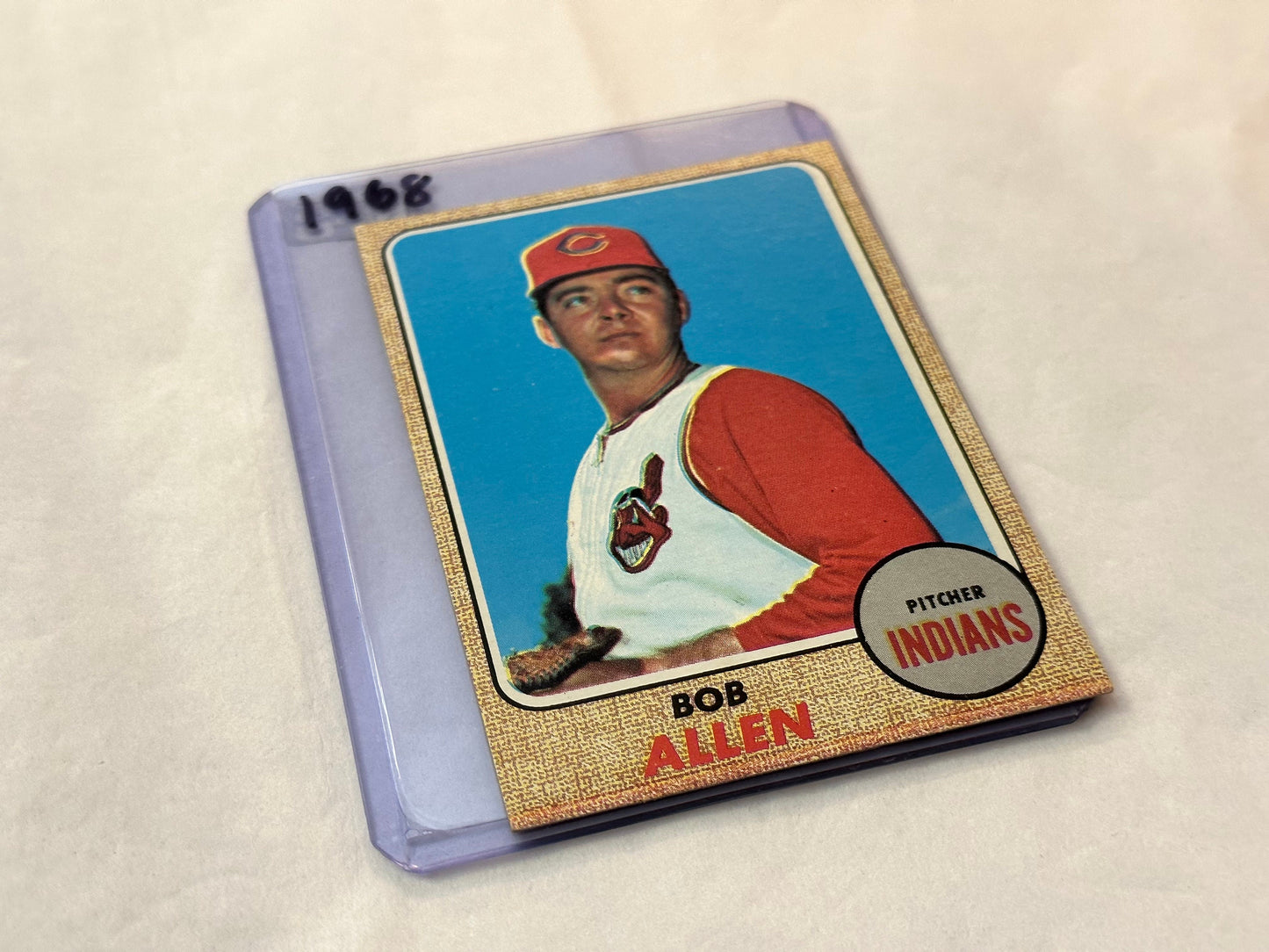 Bob Allen - Cleveland Indians Pitcher | 1968 Baseball Card