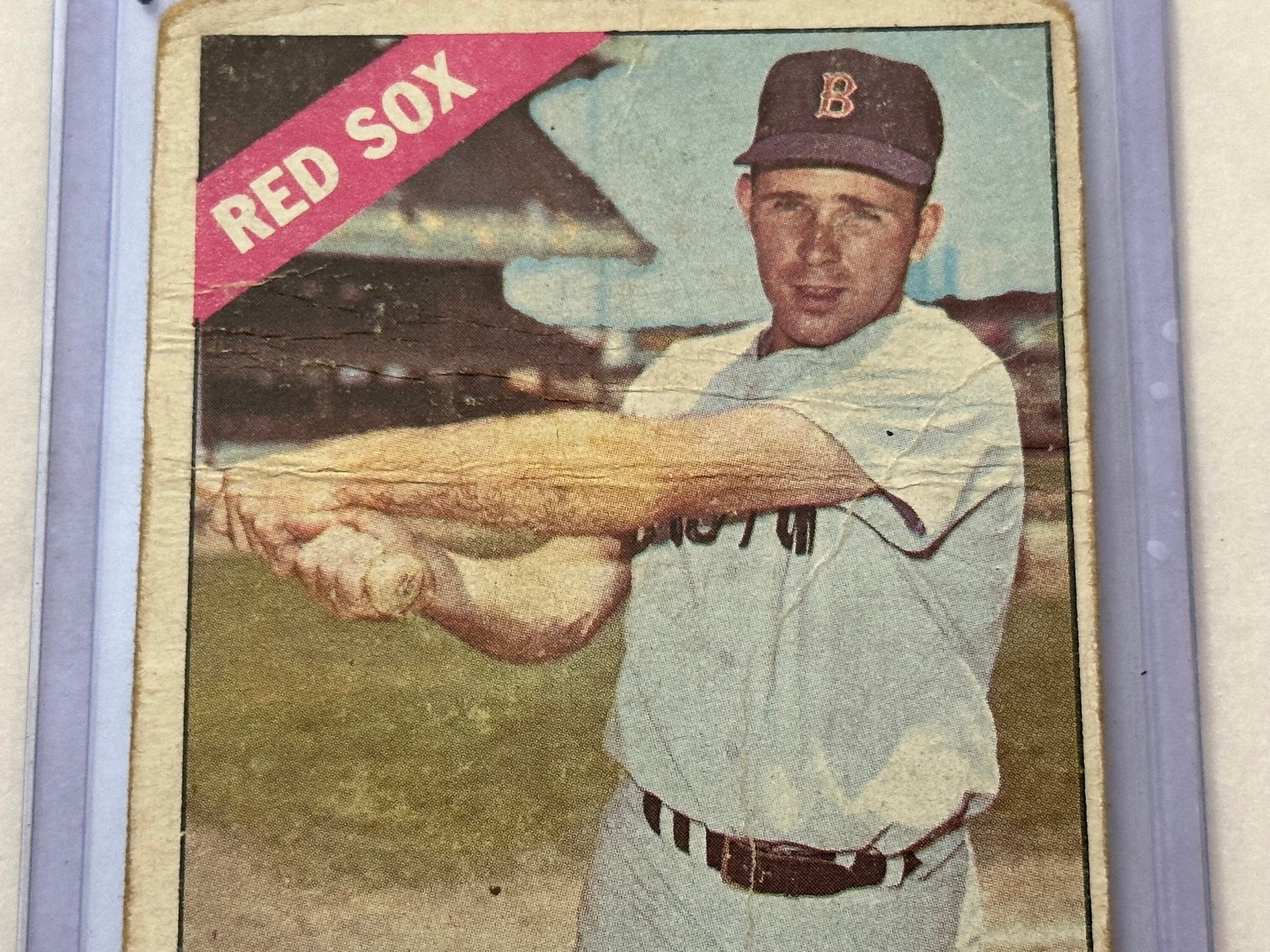 Jim Gosger - Red Sox Outfield | 1966 Baseball Card