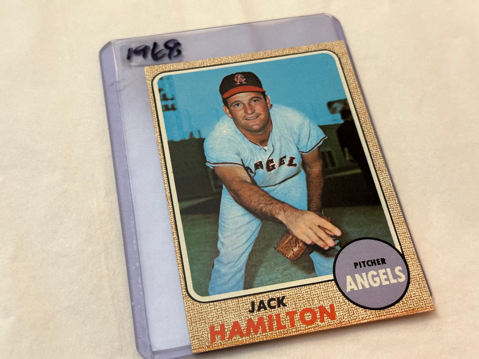 Jack Hamilton - Angels Pitcher | Baseball Card