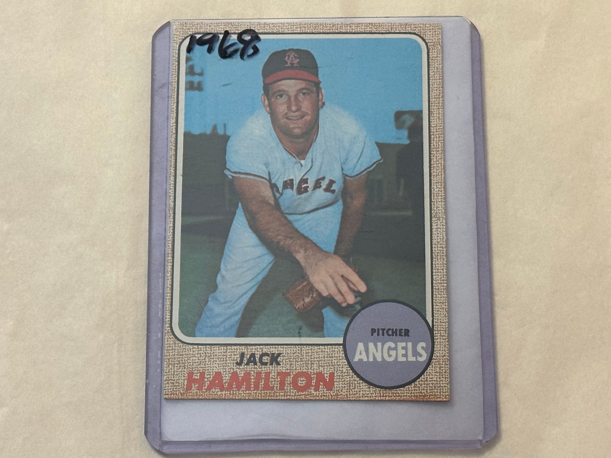 Jack Hamilton - Angels Pitcher | Baseball Card