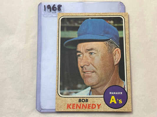 Bob Kennedy - Manager - A's | Baseball Card