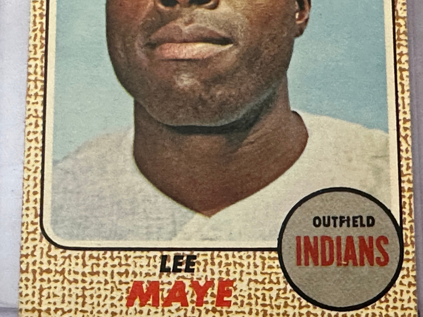 1968 Lee Maye - Outfield - Indians | Baseball Card