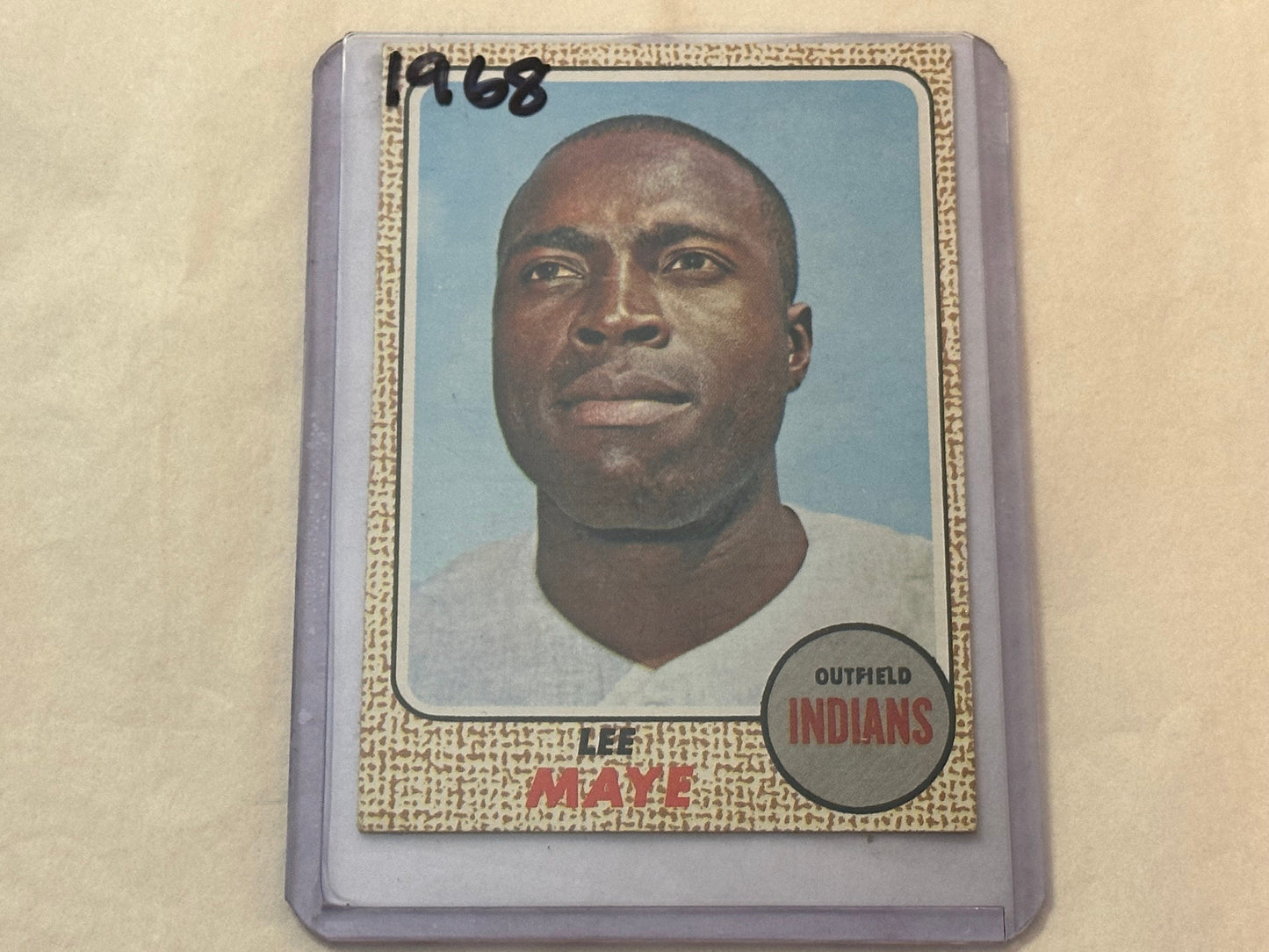 1968 Lee Maye - Outfield - Indians | Baseball Card