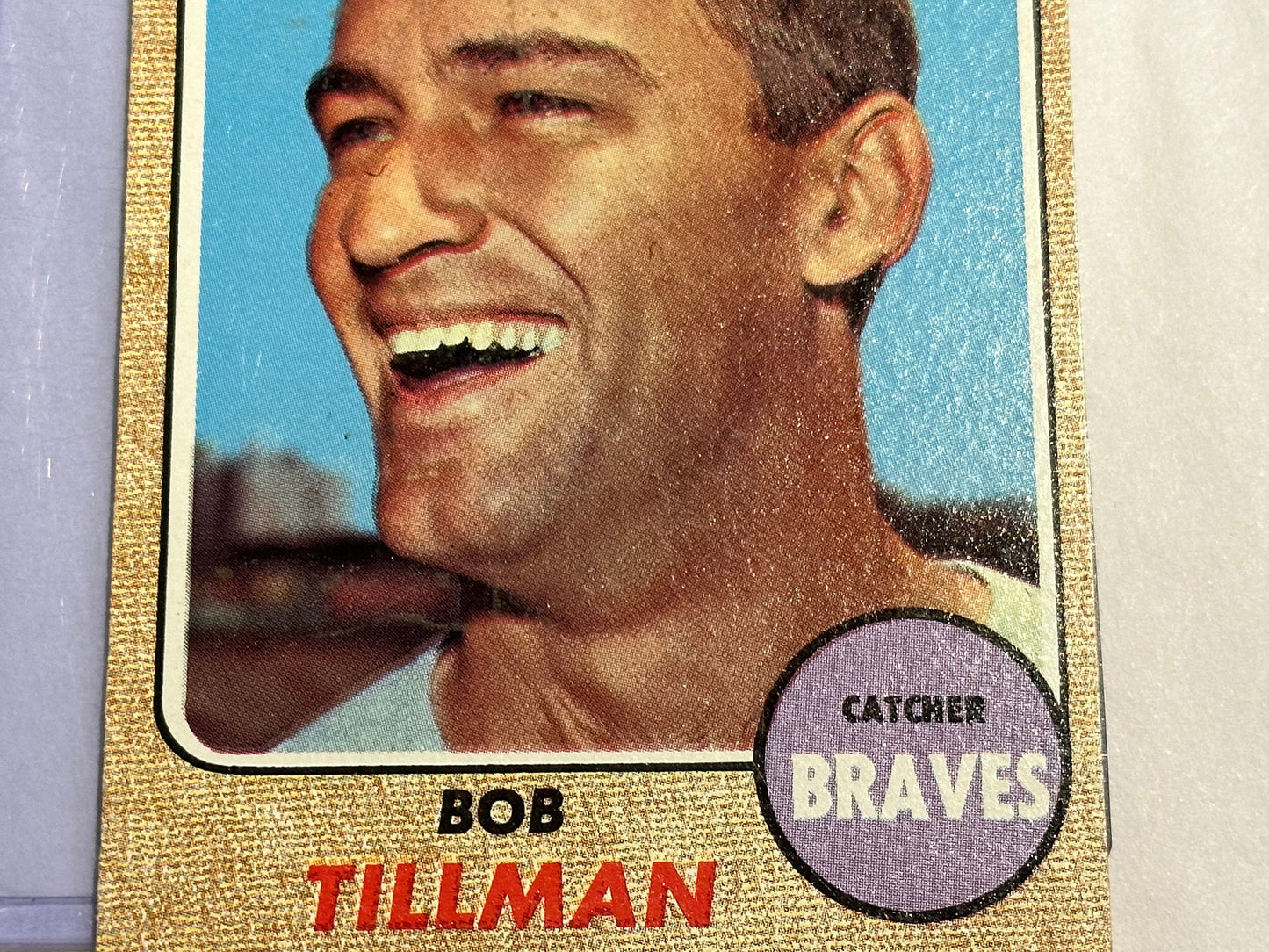 Bob Tillman - Atlanta Braves - Catcher | Baseball Card