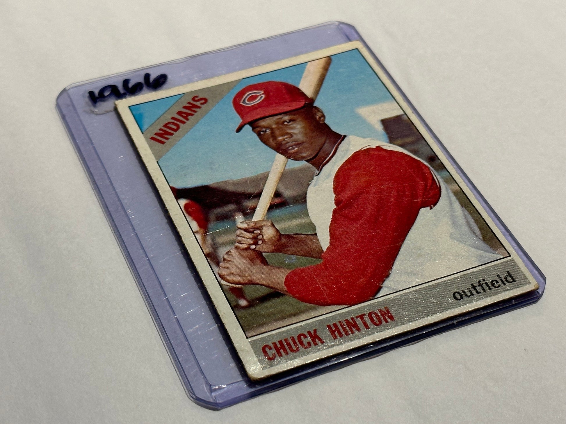 Chuck Hinton - Cleveland Indians - Outfield Player | Baseball Card