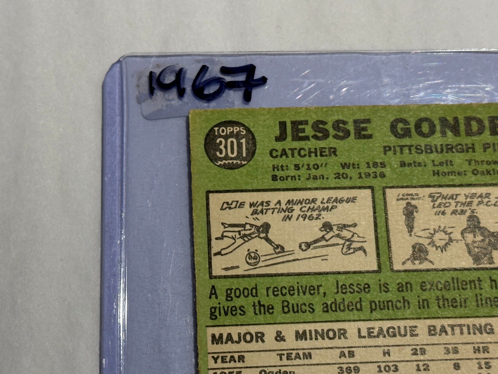 Jesse Gonder - Pittsburgh Pirates - Catcher | Baseball Card