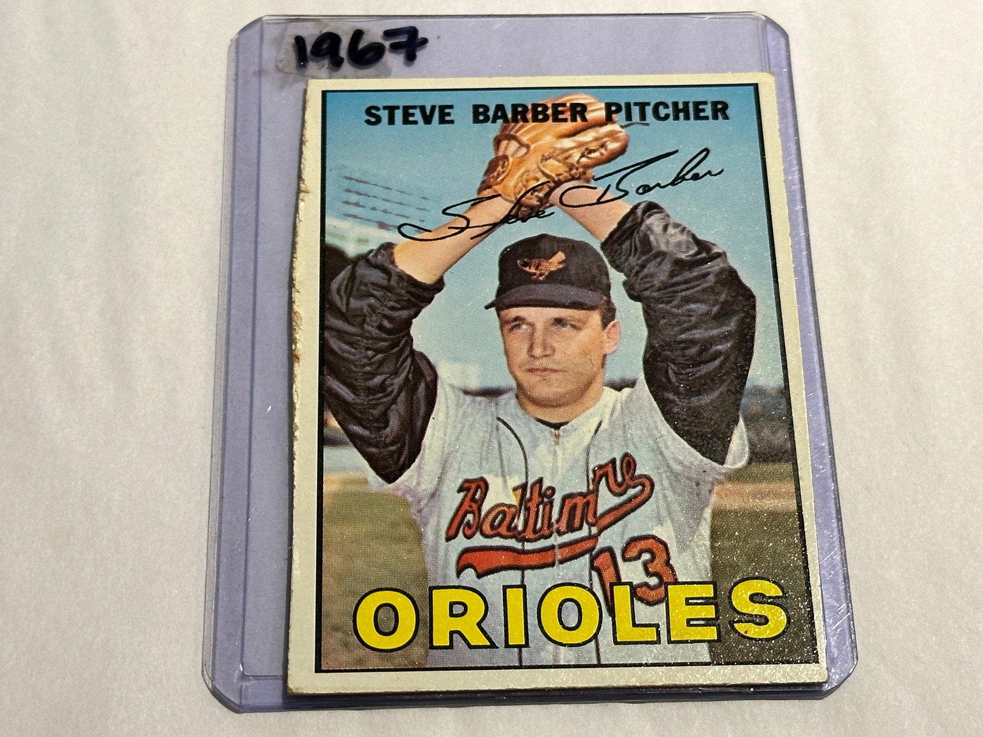 Steve Barber - Baltimore Orioles - Pitcher | Baseball Card