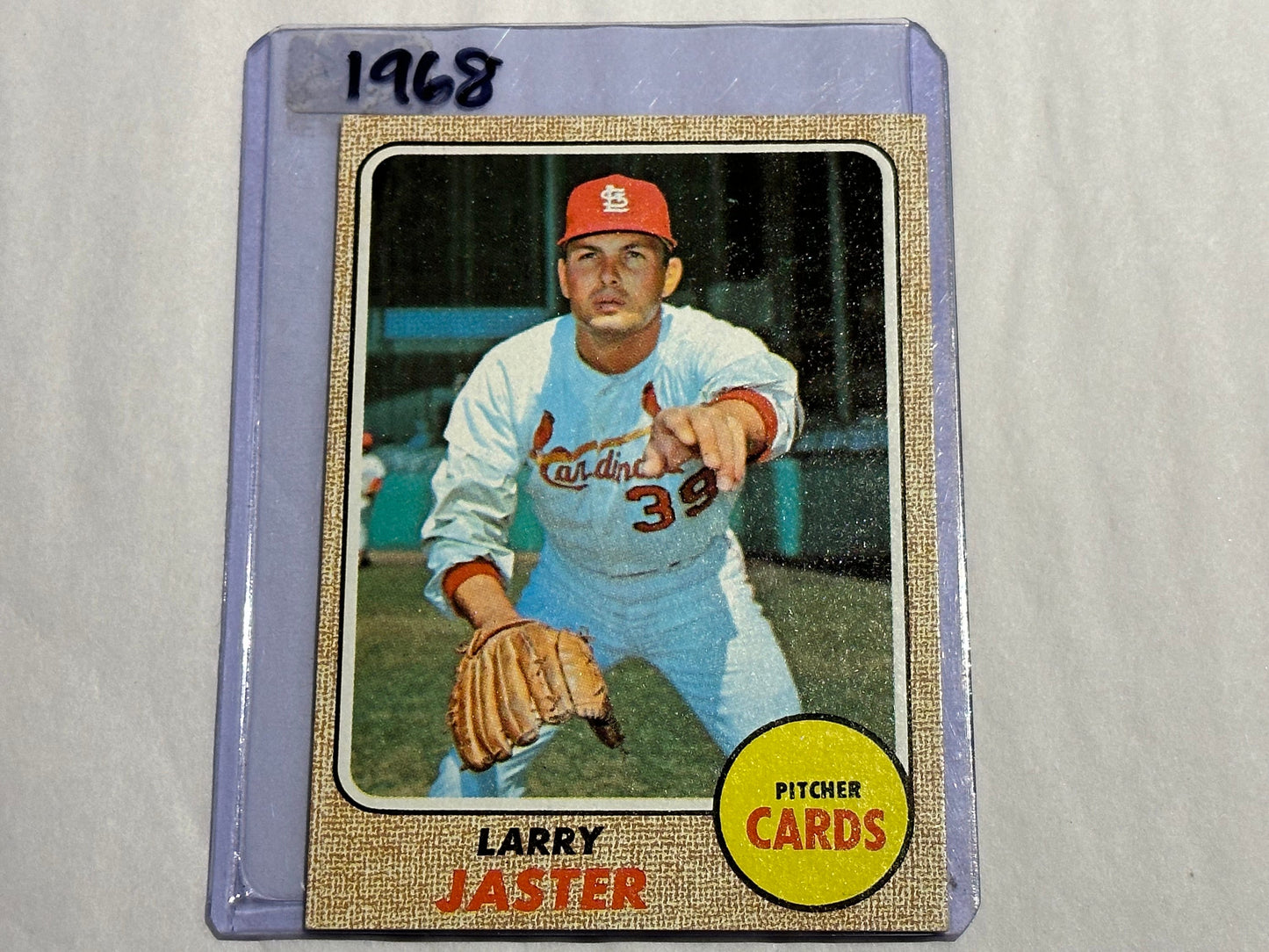 Larry Jaster - St. Louis Cardinals Pitcher | Baseball Card