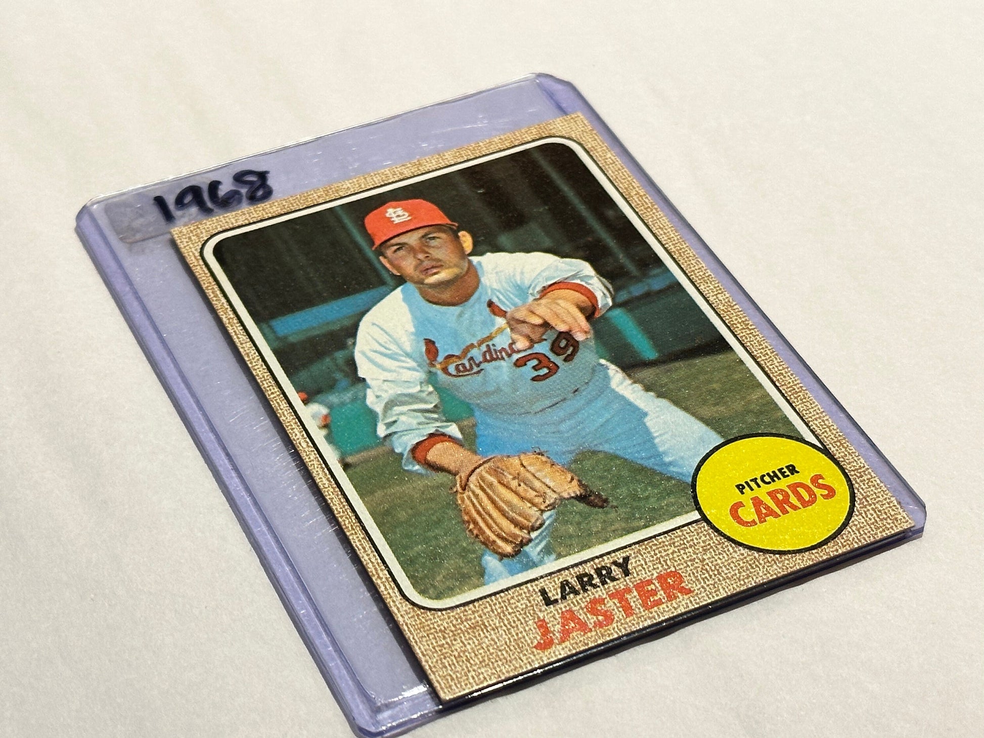 Larry Jaster - St. Louis Cardinals Pitcher | Baseball Card