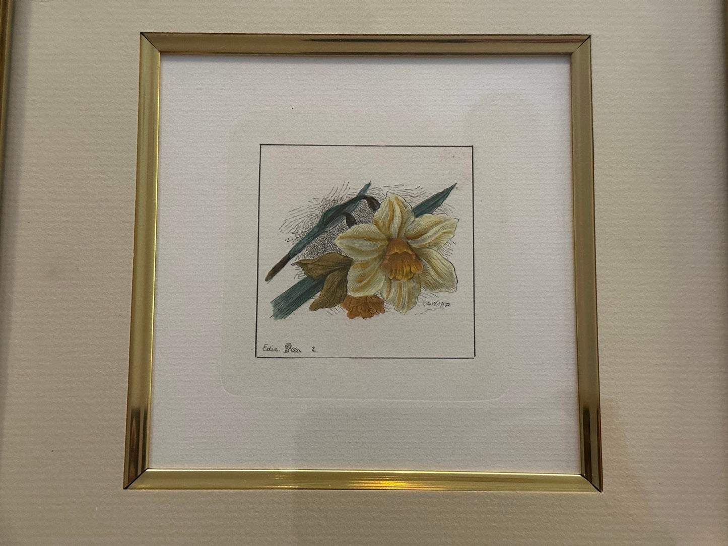 Yellow Flower Portrait - Framed | Home Decor