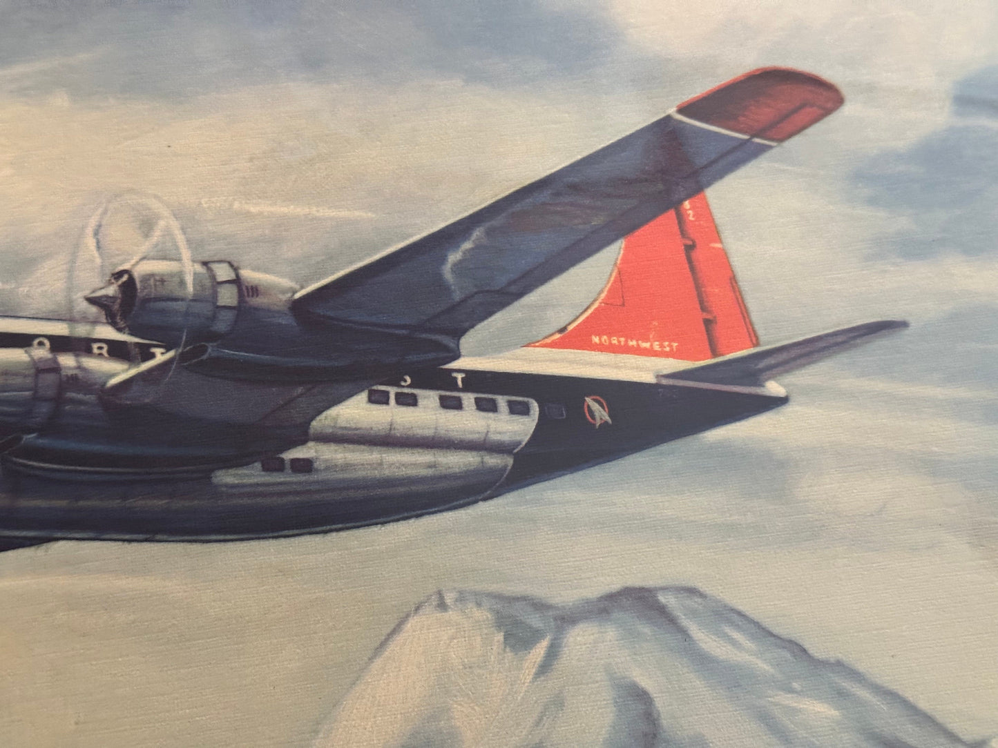 Original 1953 Lithograph of a Plane from Thompson Products INC | Home Decor