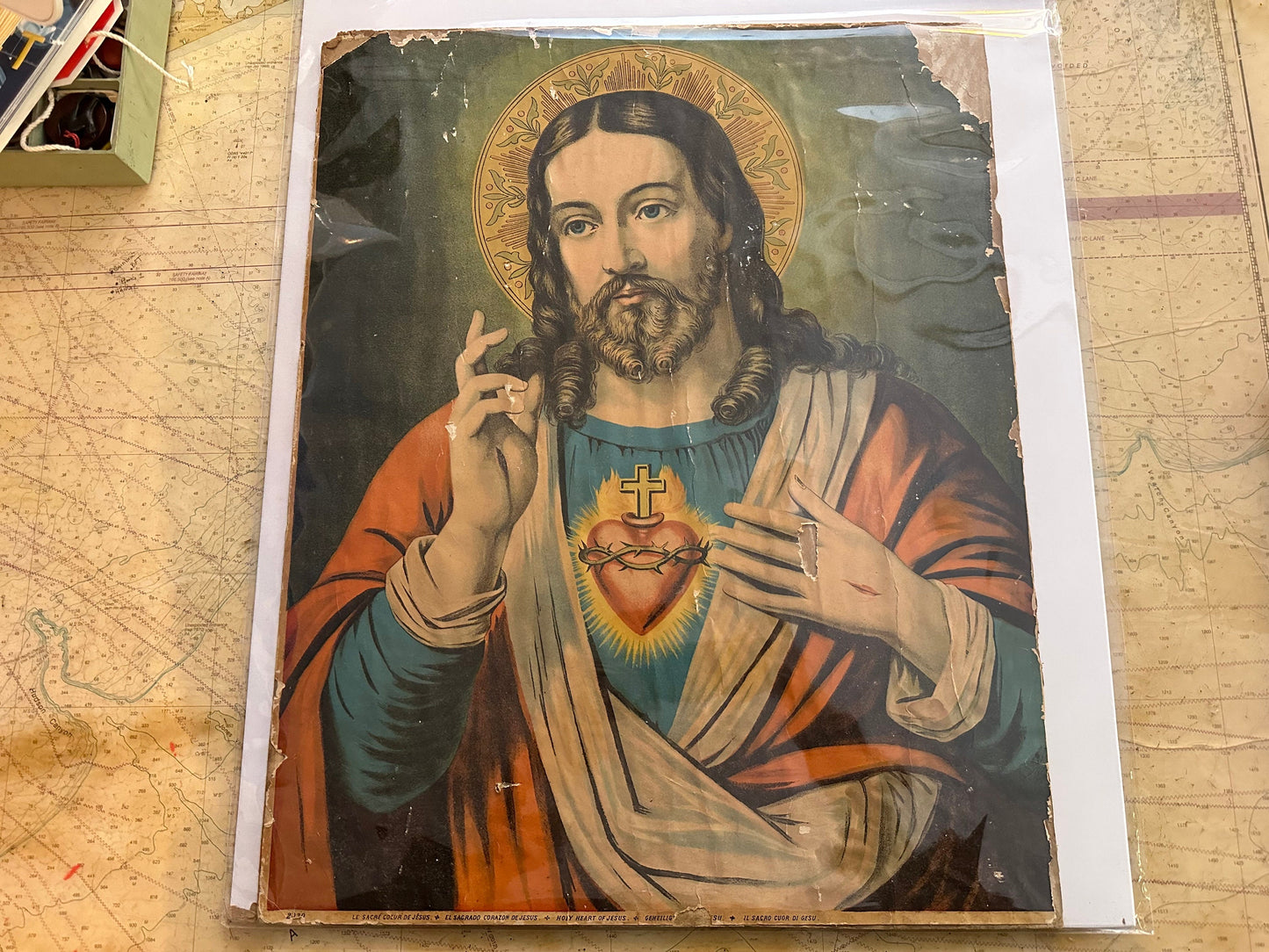 Original Lithograph of Jesus Christ | Home Decor