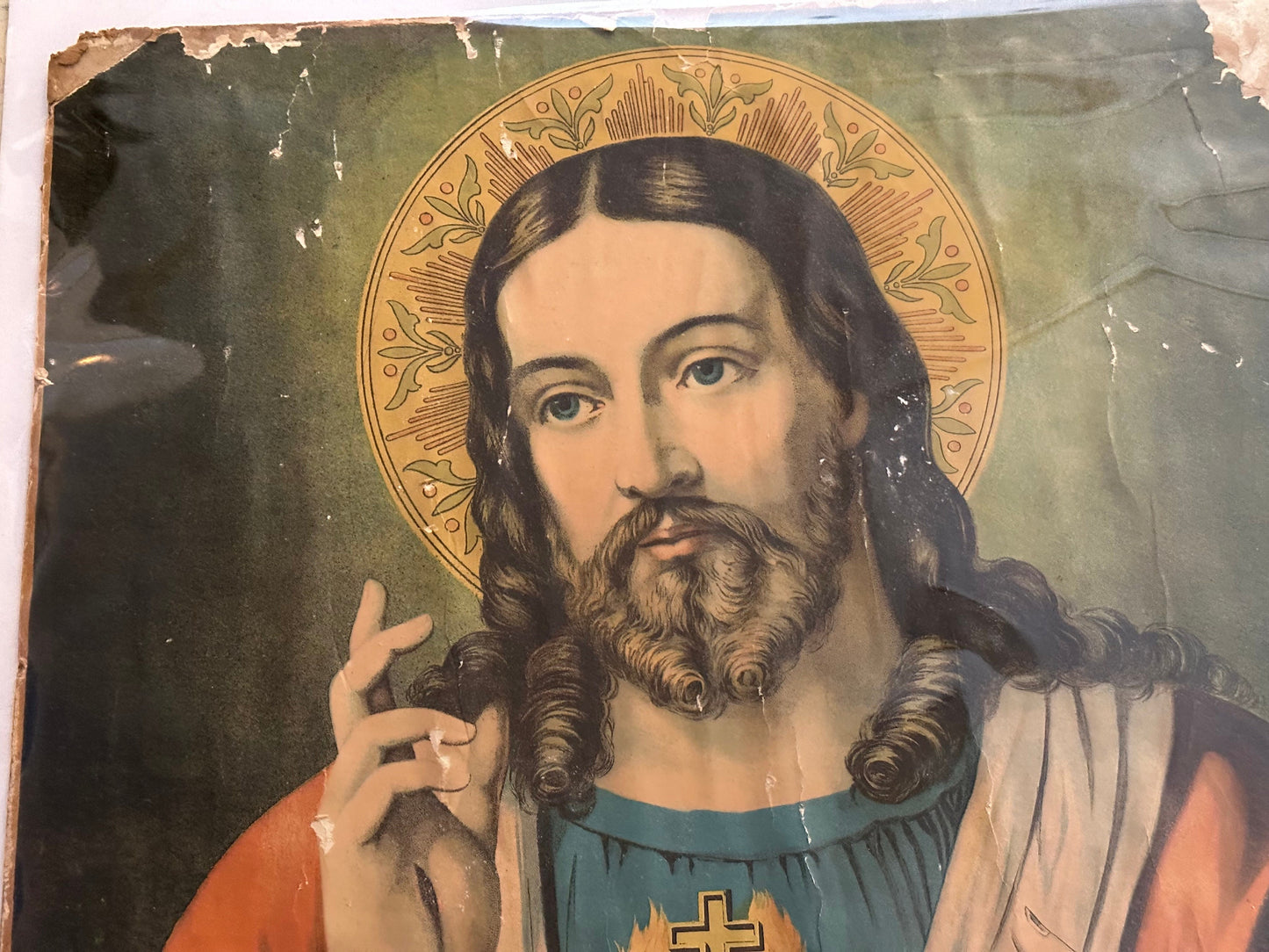 Original Lithograph of Jesus Christ | Home Decor