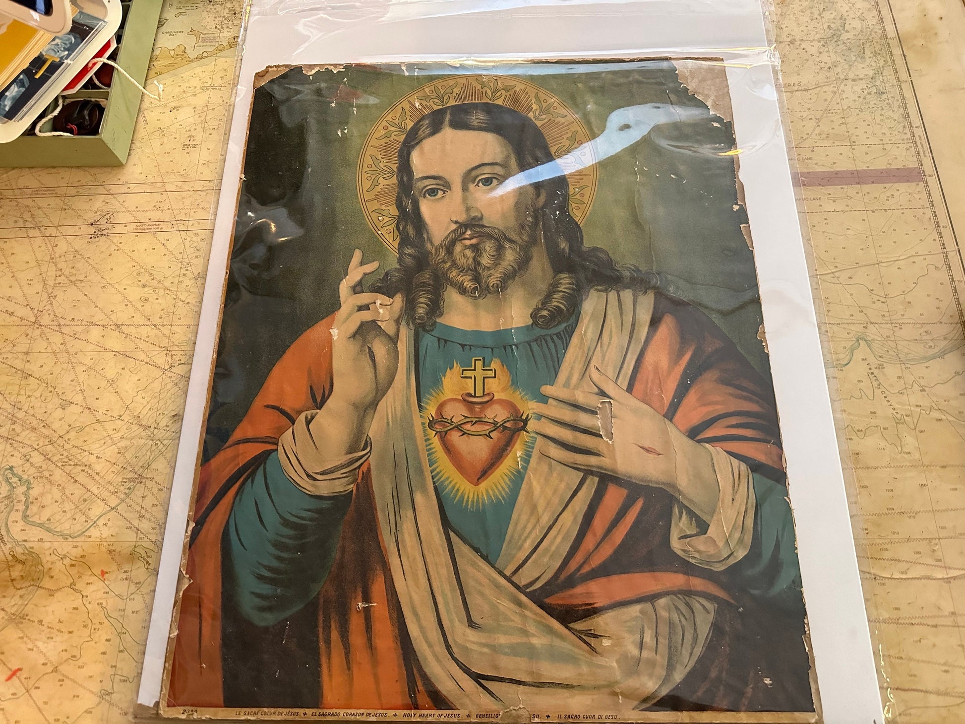 Original Lithograph of Jesus Christ | Home Decor