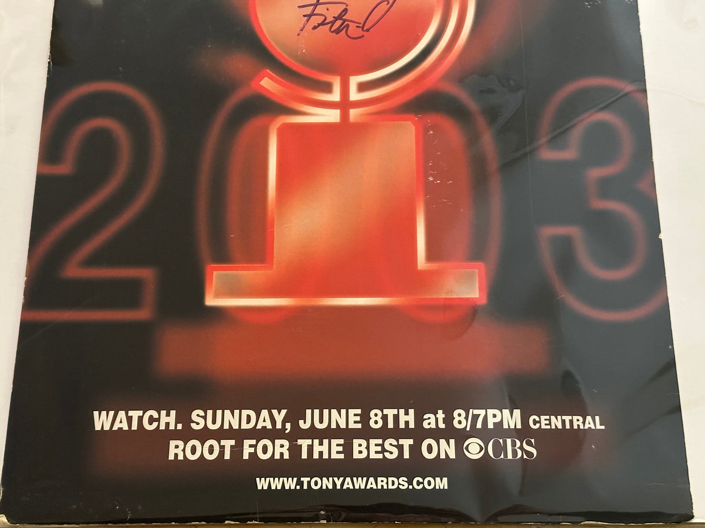 Original Signed Tony Awards Poster from 2003 | Home Decor