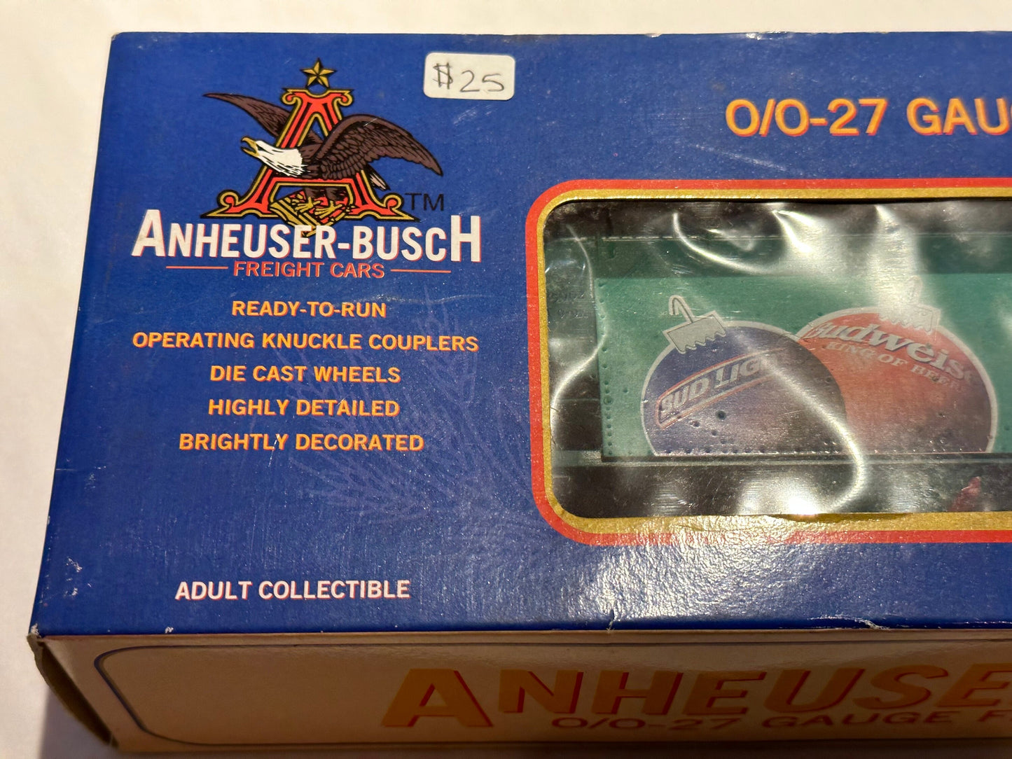 Anheuser-Busch Model Train Freight Cars, Vintage Train Cars, 0/0-27 Gauge Collectibles