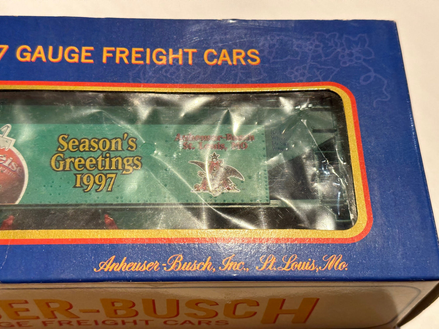 Anheuser-Busch Model Train Freight Cars, Vintage Train Cars, 0/0-27 Gauge Collectibles