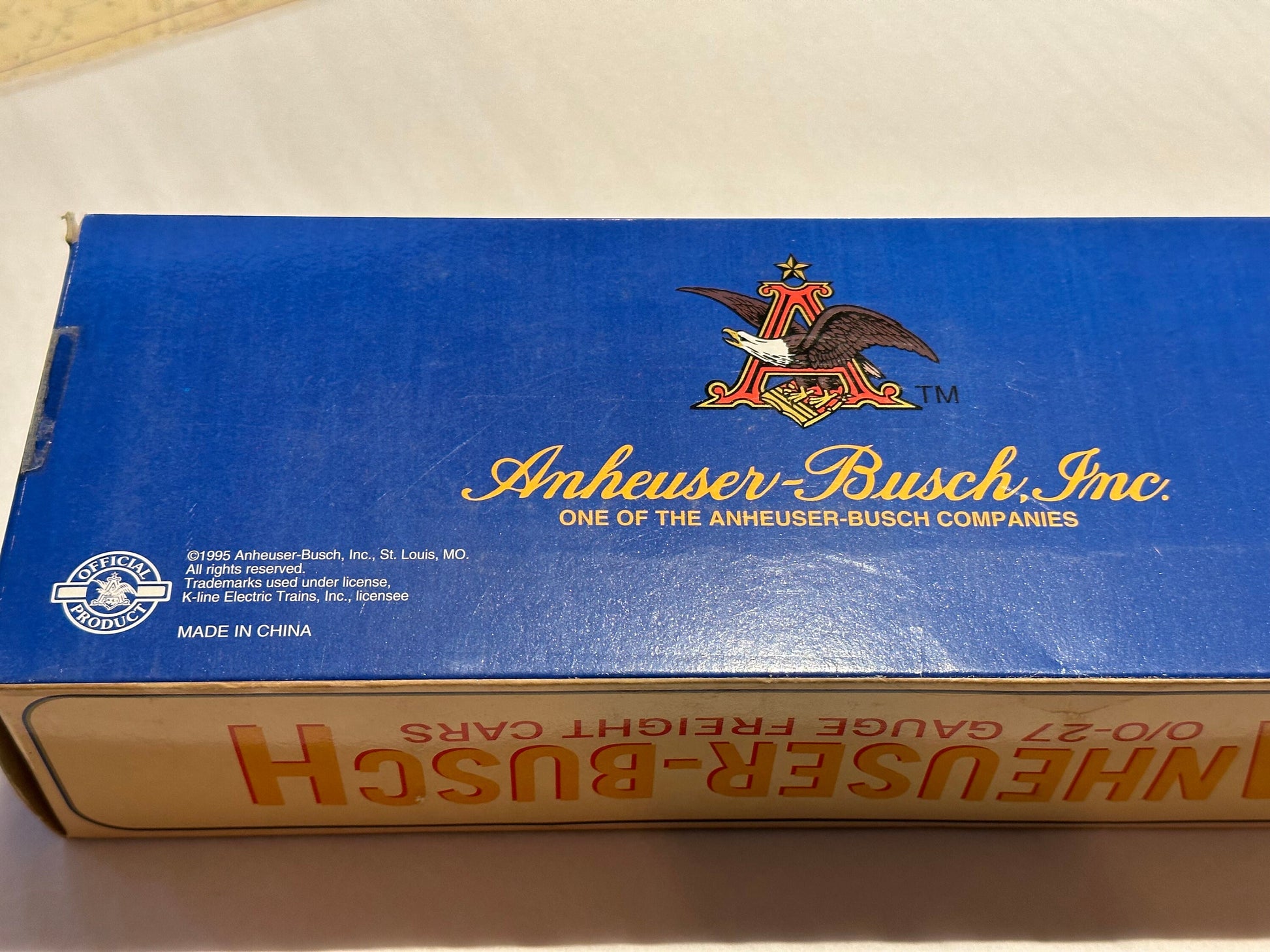 Anheuser-Busch Model Train Freight Cars, Vintage Train Cars, 0/0-27 Gauge Collectibles