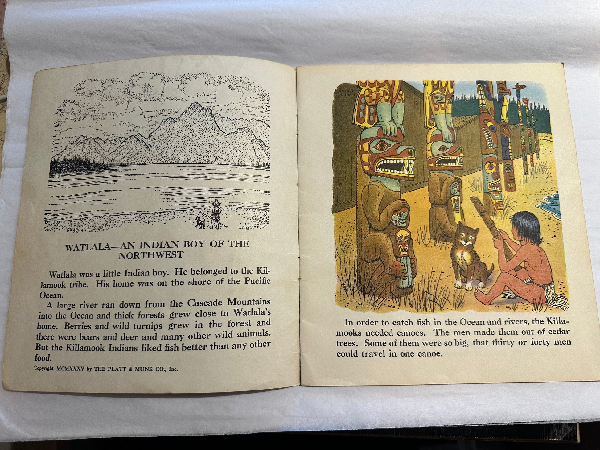 Watlala An Indian of the Northwest | Children's Book