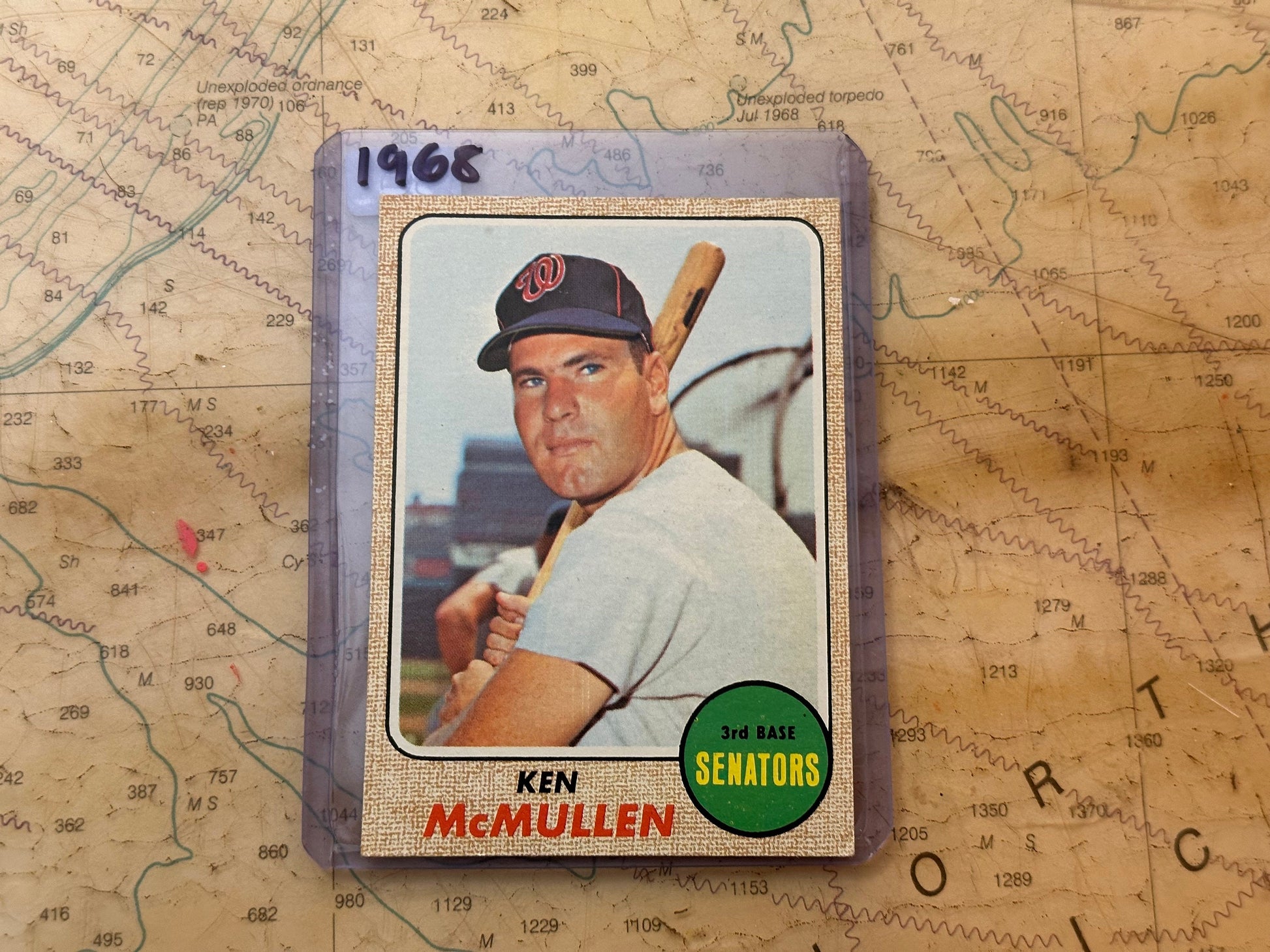 1968 Ken McMullen - The Senators - 3rd Base | Baseball Card