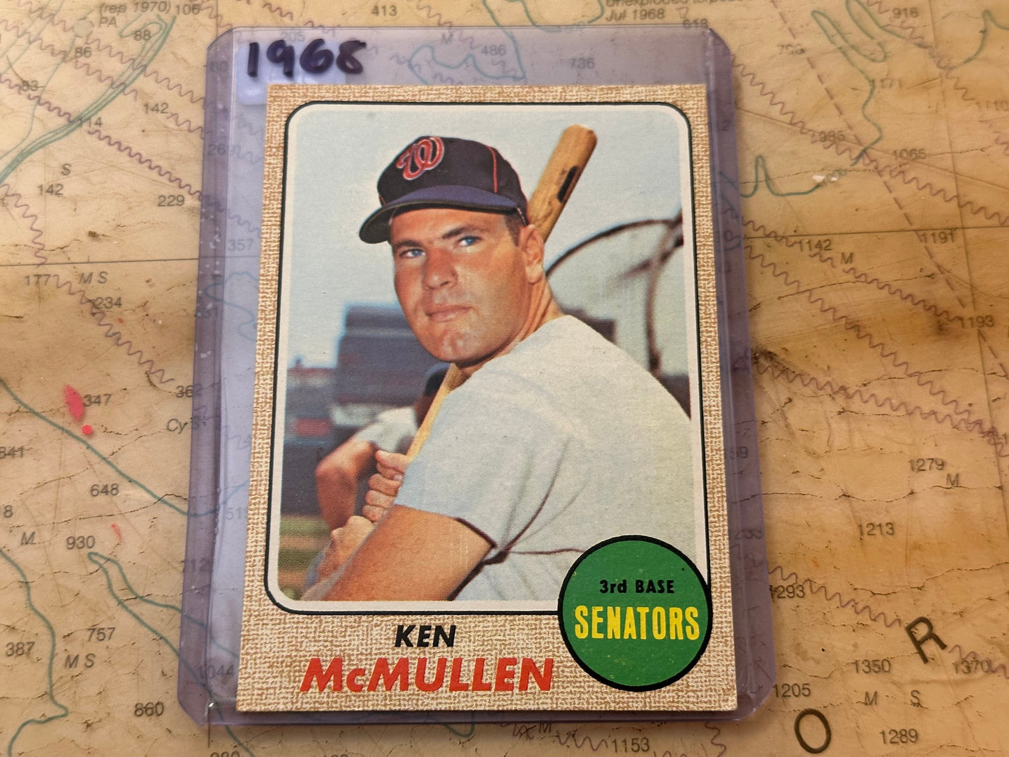 1968 Ken McMullen - The Senators - 3rd Base | Baseball Card