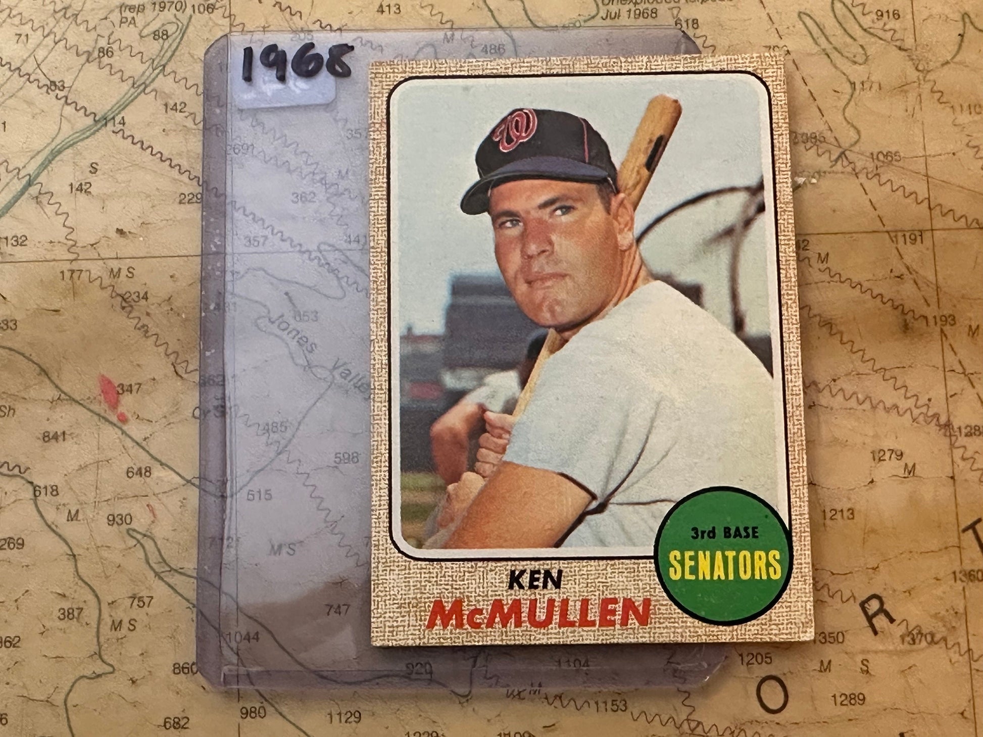 1968 Ken McMullen - The Senators - 3rd Base | Baseball Card