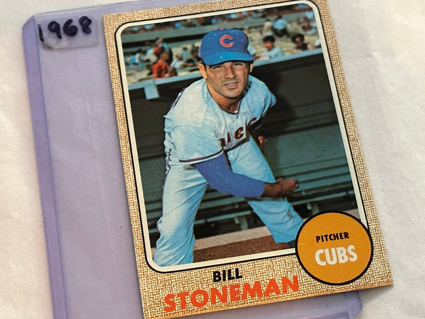 Bill Stoneman - Chicago Cubs Pitcher | 1967 Baseball Card