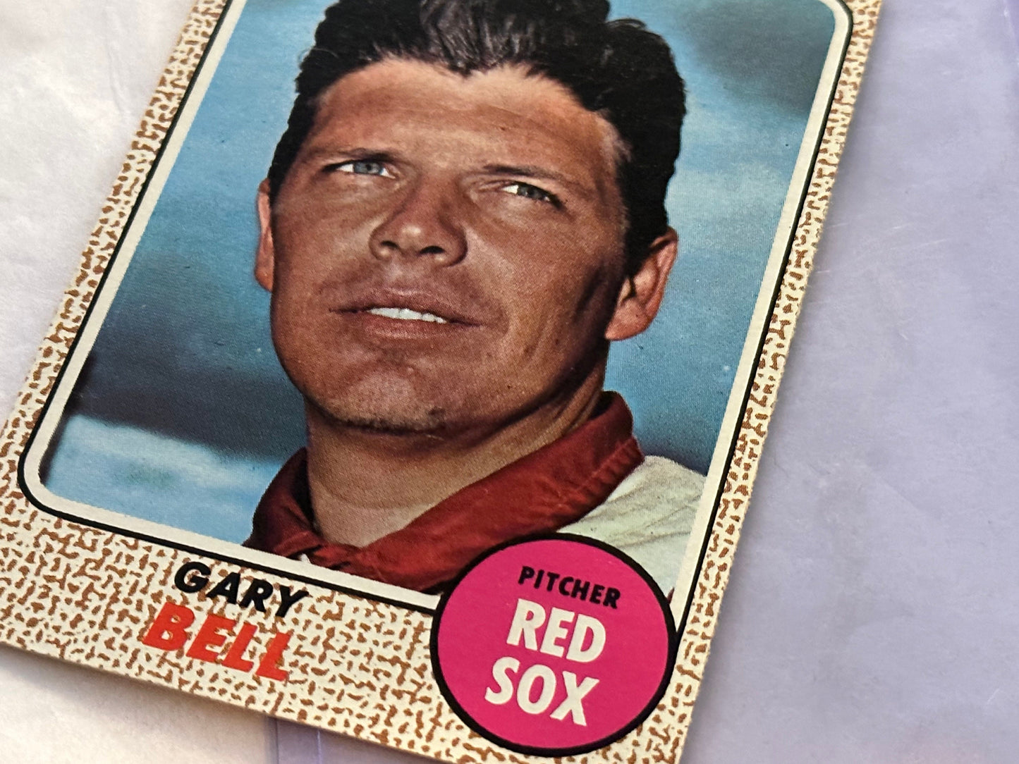 Gary Bell - Red Sox Pitcher | 1968 Baseball Card