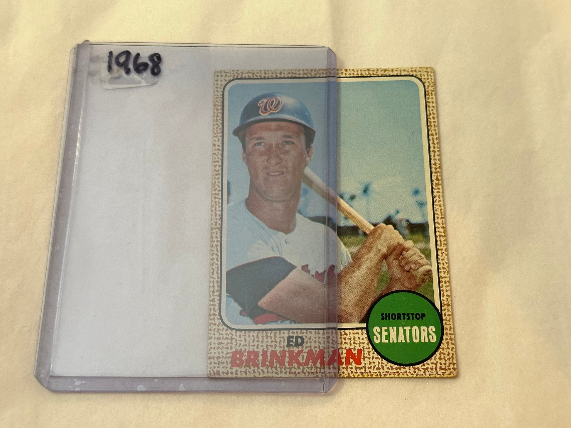 Ed Brinkman - Washington Senators Shortstop | 1968 Baseball Card