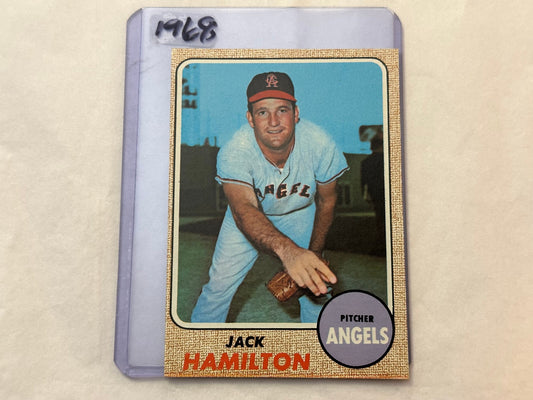 Jack Hamilton - Angels Pitcher | Baseball Card