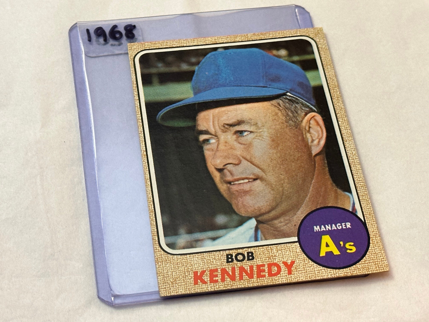 Bob Kennedy - Manager - A's | Baseball Card