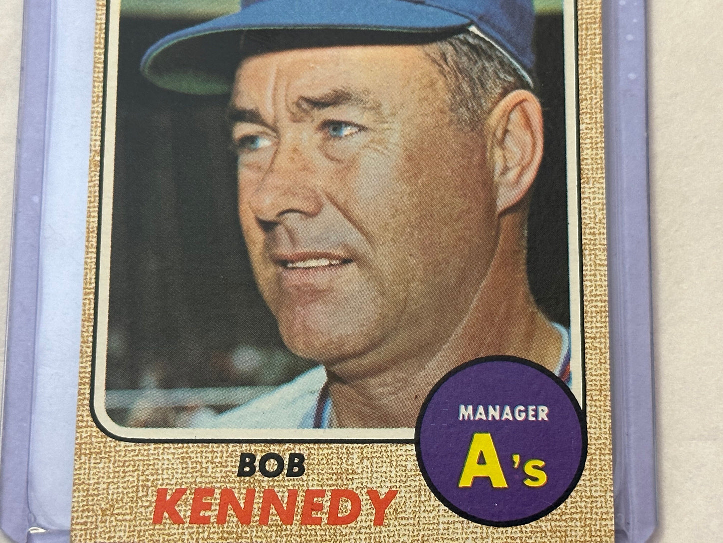 Bob Kennedy - Manager - A's | Baseball Card