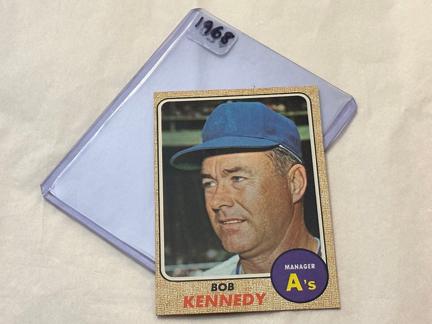 Bob Kennedy - Manager - A's | Baseball Card