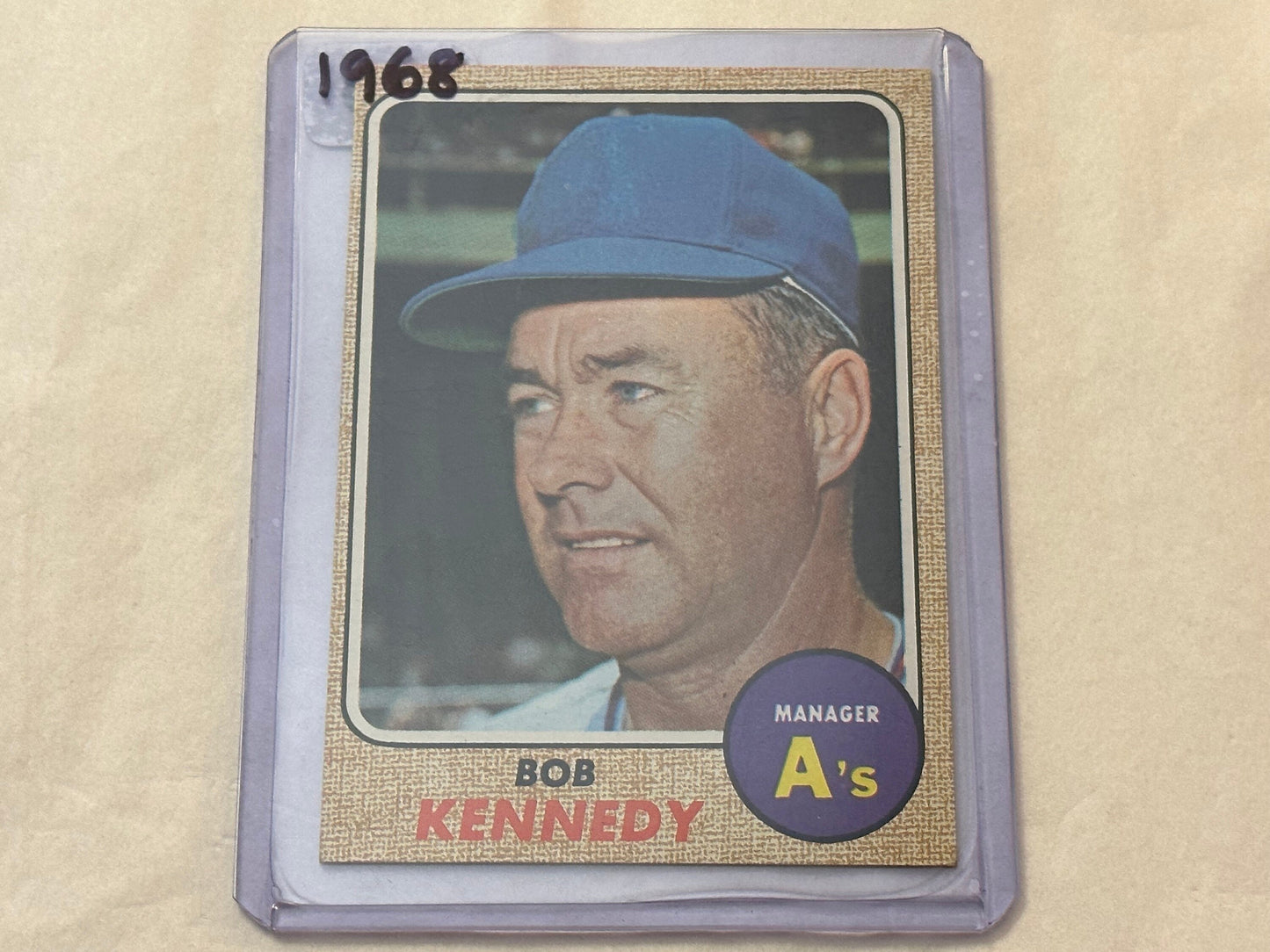 Bob Kennedy - Manager - A's | Baseball Card