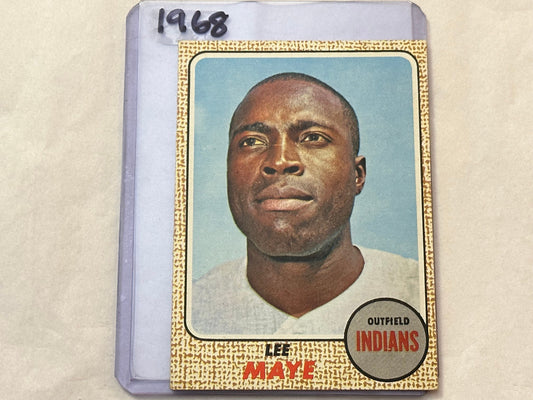 1968 Lee Maye - Outfield - Indians | Baseball Card