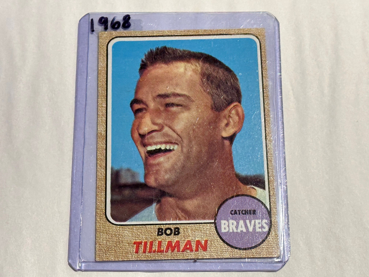 Bob Tillman - Atlanta Braves - Catcher | Baseball Card