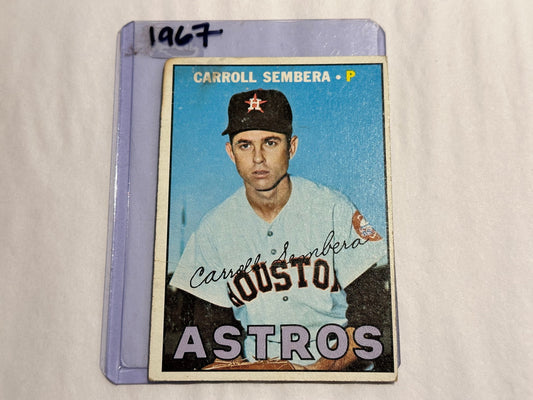 Carroll Sembera - Houston Astros - Pitcher | Baseball Card