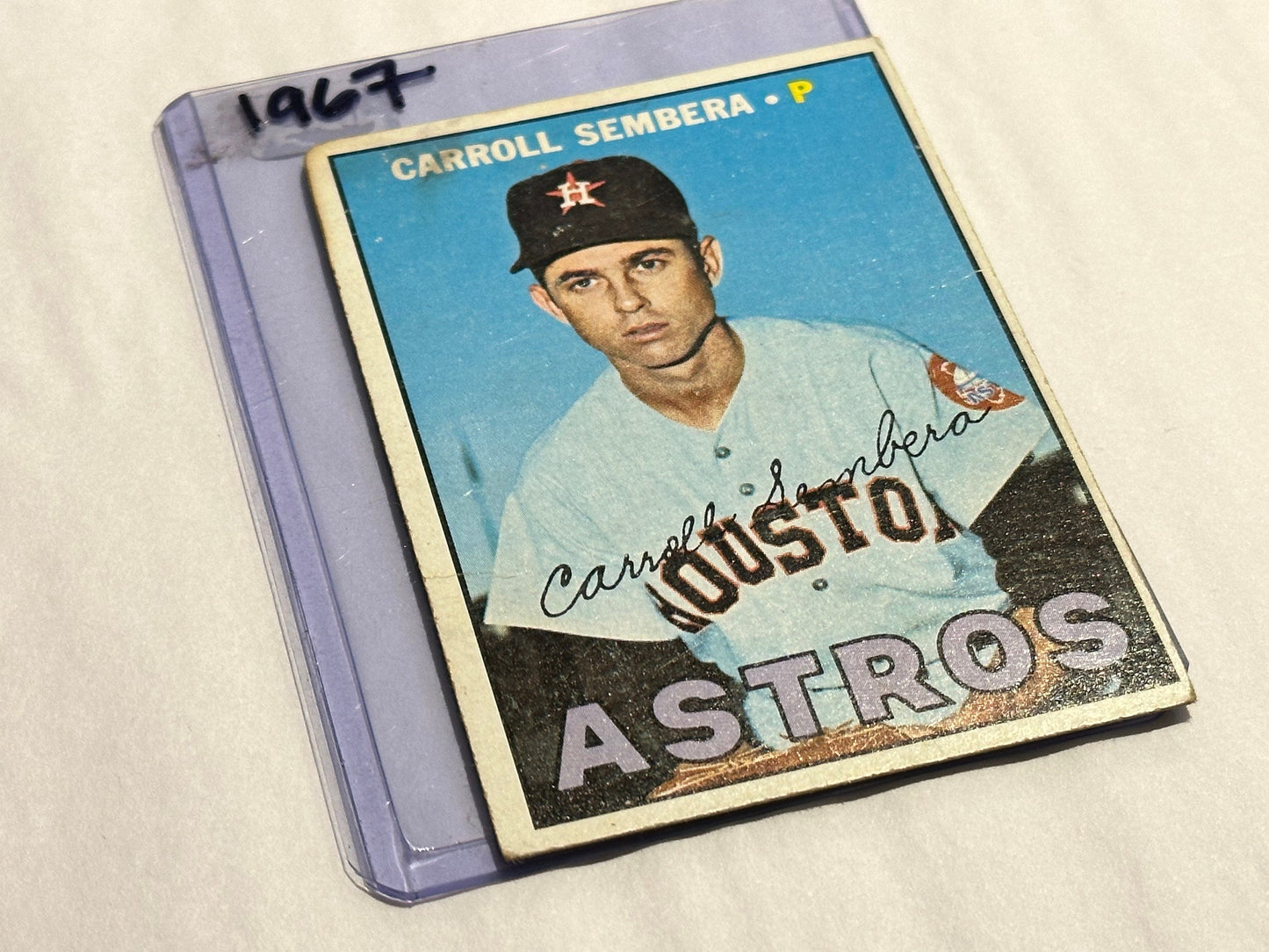 Carroll Sembera - Houston Astros - Pitcher | Baseball Card