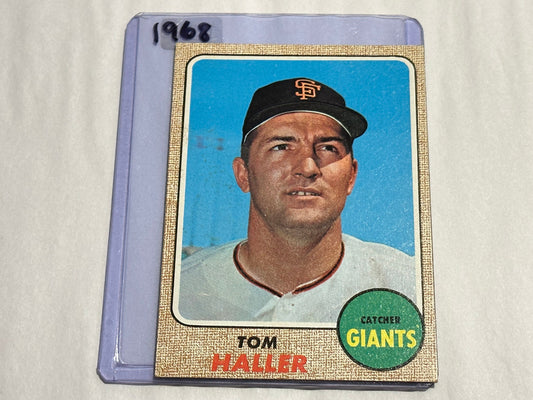 Tom Haller - San Francisco Giants - Catcher | Baseball Card