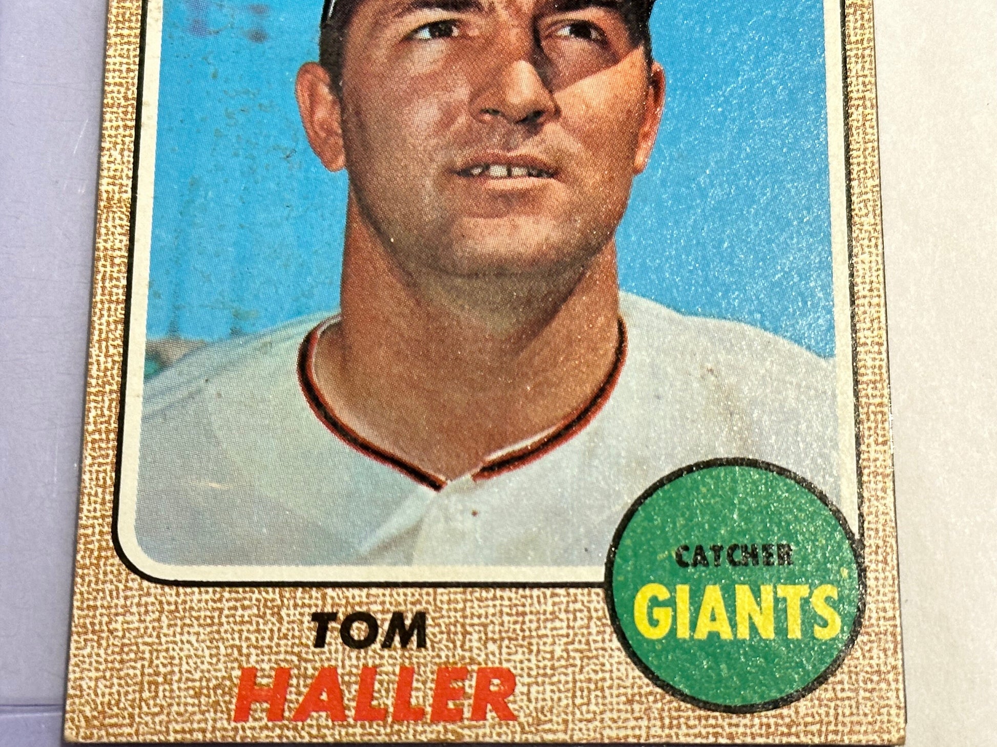 Tom Haller - San Francisco Giants - Catcher | Baseball Card