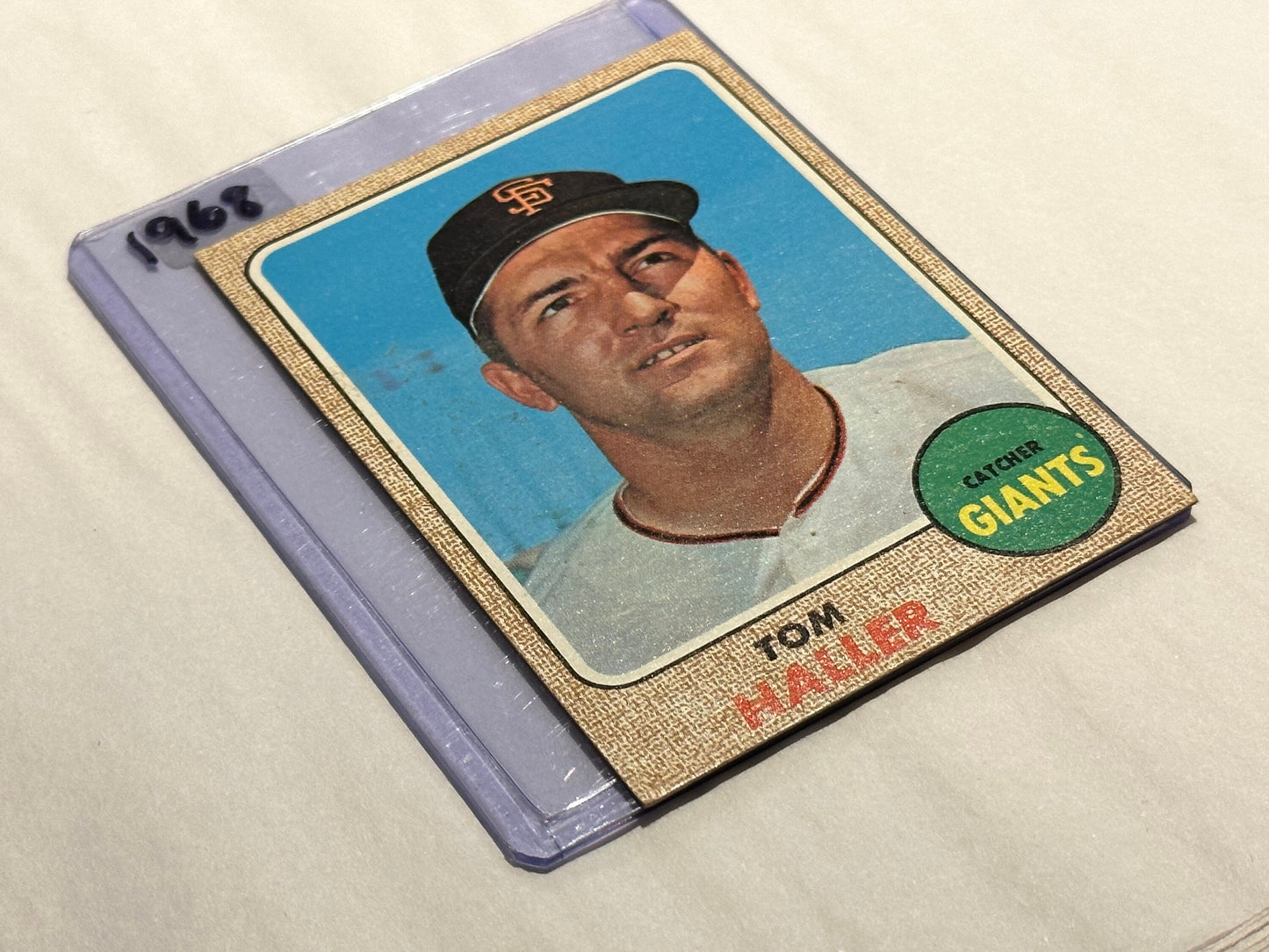 Tom Haller - San Francisco Giants - Catcher | Baseball Card