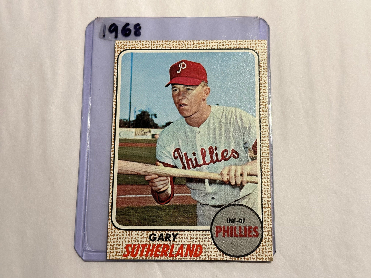 Gary Sutherland - Phila. Phillies - Infield/Outfield | Baseball Card