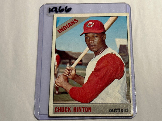 Chuck Hinton - Cleveland Indians - Outfield Player | Baseball Card