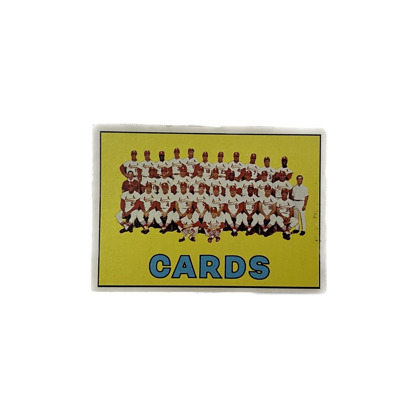 1966 St. Louis Cardinals Team Baseball Card Topps 173