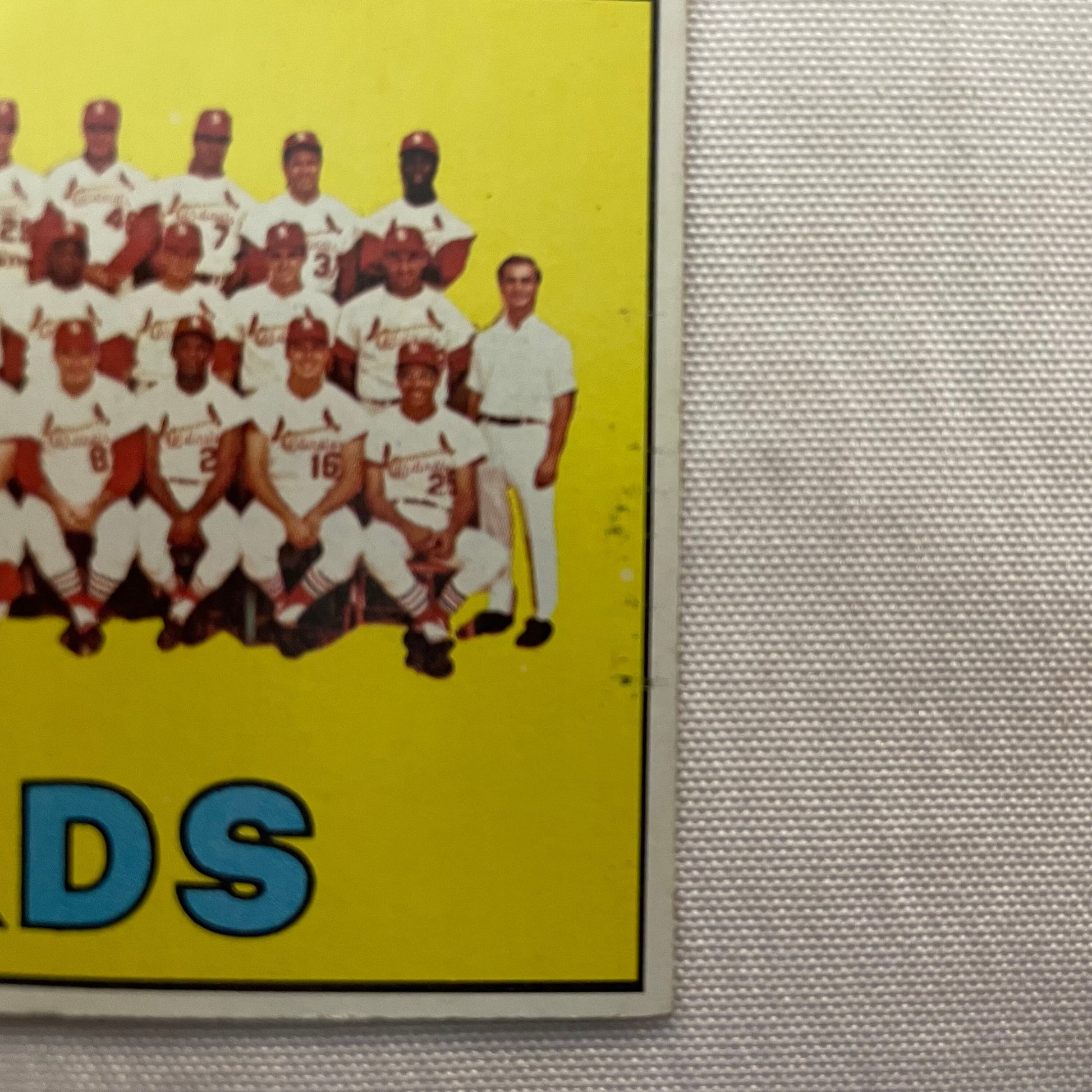 1966 St. Louis Cardinals Team Baseball Card Topps 173