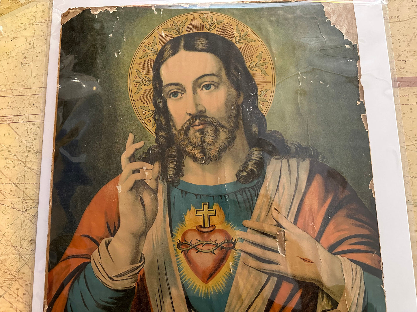 Original Lithograph of Jesus Christ | Home Decor