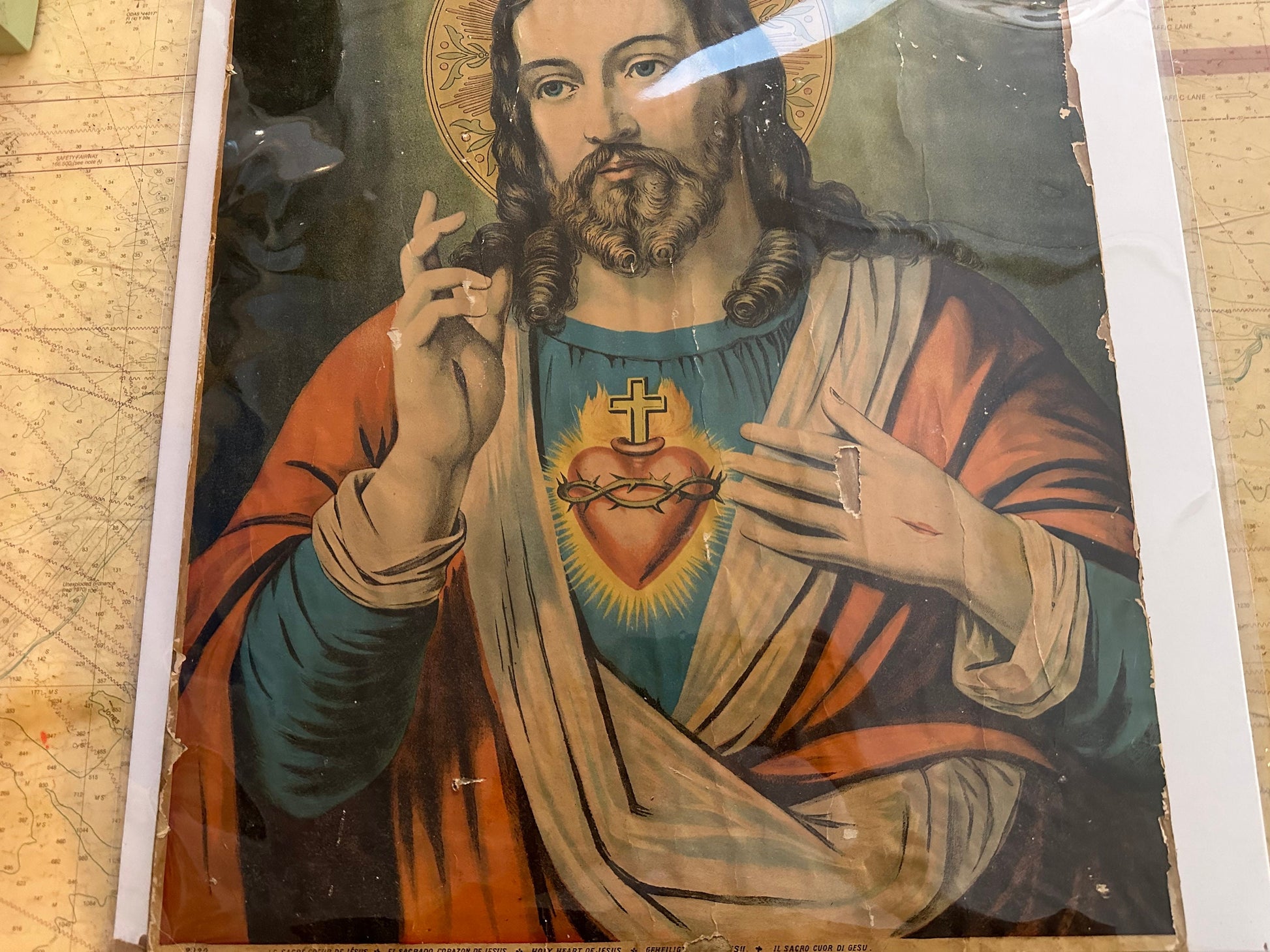 Original Lithograph of Jesus Christ | Home Decor