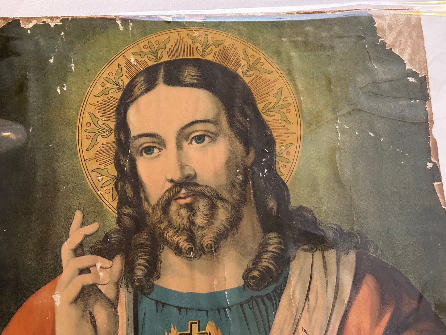 Original Lithograph of Jesus Christ | Home Decor