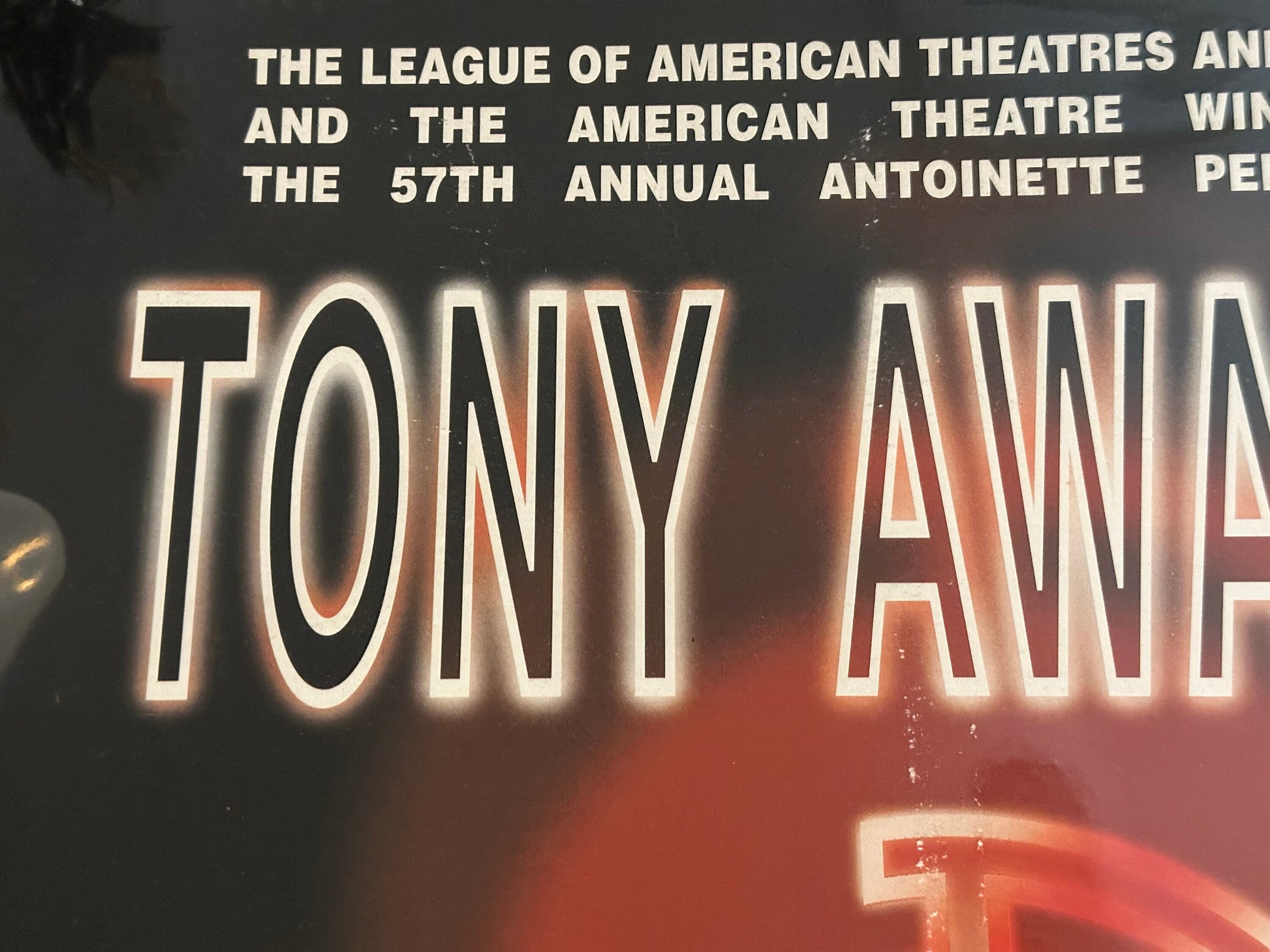 Original Signed Tony Awards Poster from 2003 | Home Decor