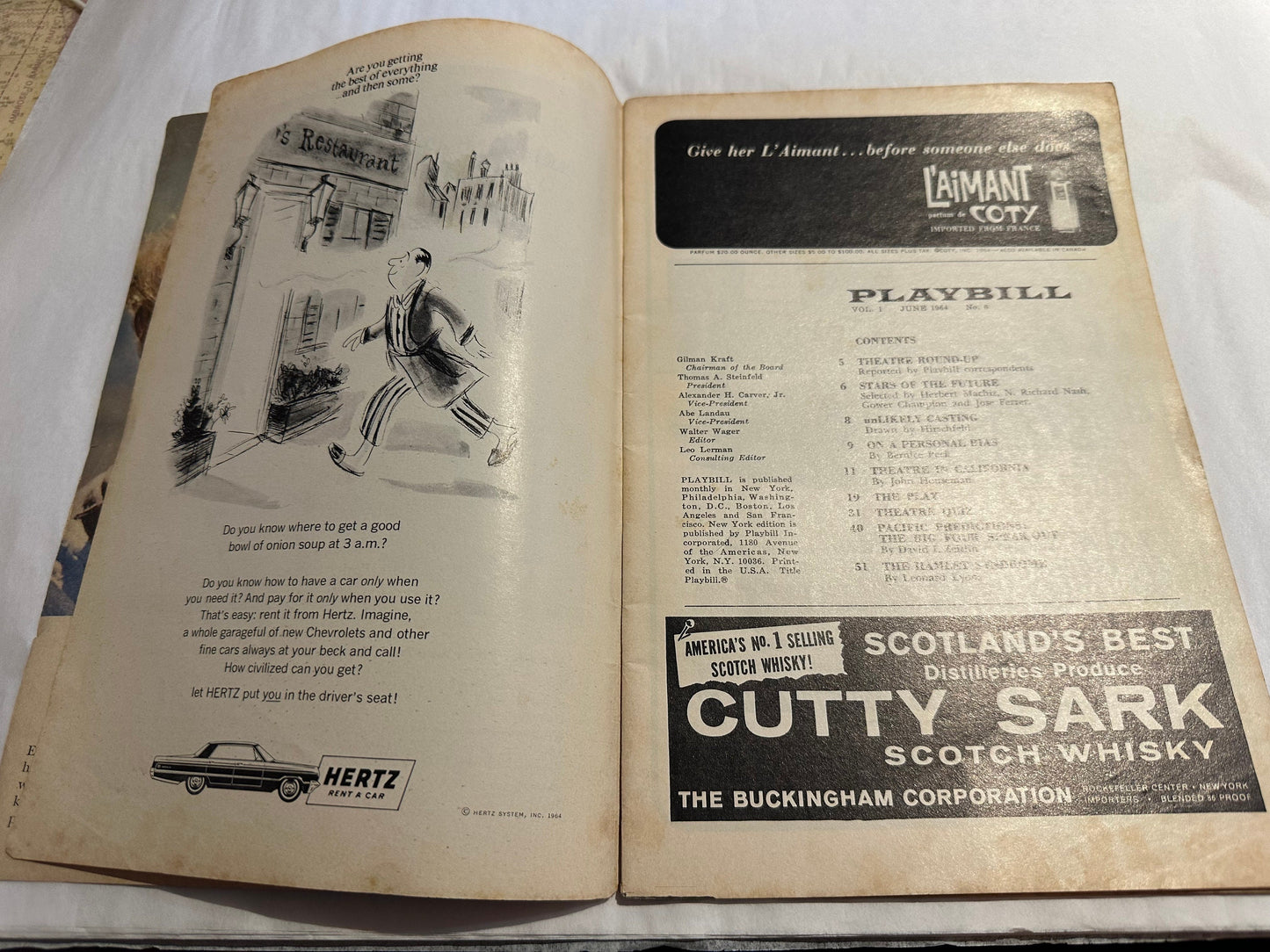 Fade Out - Fade In Playbill - Mark Hellinger Theatre | Broadway Memorabilia